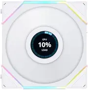 Lian Li RTLLCD120-1B UNI Fan TL LCD 120 mm 1900 RPM Computer Case Fan with 1.6-Inch LCD Screen, White