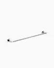 Single Round Towel Rail Holder Shelf Wall Mounted Brass Chrome Bath 600 NEW