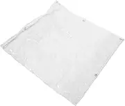 Heavy Duty Rain Tarp Shade Cloth Outdoor Tarp with Grommets for Patios Lawns and Vehicles Thickened Design for Maximum Durability Lightweight