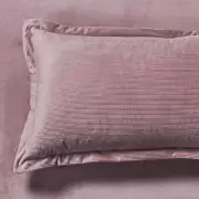 NNEDSZ Set of 2 Super Soft Corduroy Velvet Standard Pillowcase - Dusty Pink