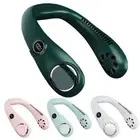 Portable Leafless Neck Fan Cooler Dual Effect Cooling Rechargeable USB AU NEW