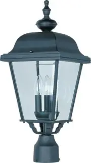 Maxim Lighting 3008BK Builder Cast Post Light or Accessories Black