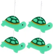 HONMEET 4pcs Turtle Shaped Bath Sponge for Kids Gentle Body Scrubber Creative and Fun Bath Toy Deep Cleaning Exfoliating Sponges