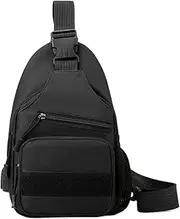 [Generic] Small Sling Bag | Wear-Resistant Men Single Shoulder Bag,Flexible Messenger Pack Chest Pouch for Women Men Cycling Camping Outdoor Hiking
