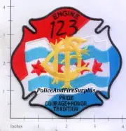 Illinois - Chicago Engine 123 IL Fire Dept Patch