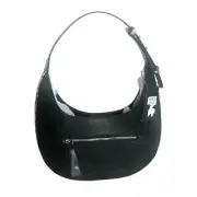 Alfani Black & White Snakeskin Satchel Bag, Magnetic Clasp Closure, NWT!