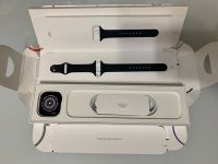 台中 保固2023/10 Apple Watch Series 8 45mm LTE 行動網路 午夜色鋁金屬