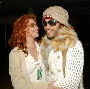 Sheila Eand Lenny Kravitz backstage at the My VH-1 Music Awards 20- Old Photo 4