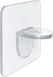TopHomer 12PCS Adhesive Shelf Support Peg, Self-Adhesive L-Shaped Support Furniture Cabinet Closet Shelf Bracket No Drill Wall Hangers