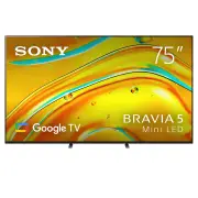 Sony 75" Bravia 5 4K HDR Mini LED TV (2025) K75XR50