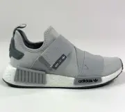 adidas Originals NMD R1 Womens 6 Strap Gray White Running Shoes Sneakers GW9470
