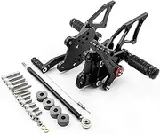 [QRTQ] Quick Shifter GP Rearset for Tairong for GP1 TR400 for TR 400 for GP1TR400 Aluminum Adjustable Foot Pegs Rear Restraints Pedal Footpeg Rearsets