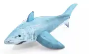 Bestway Shark Ride-on Inflatable Pool Float W/Handles, 6ft ×40" Realistic Look‼