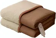 Electric Heated Blanket for Bed - Dual Control Electric Blanket - Heated Underblanket - 4 Heating Settings Heating Mattress