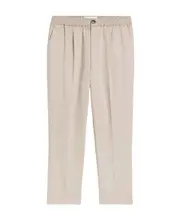 AMI Elastic Waist Straight Leg Trousers L,XXL Nude