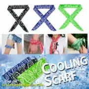Gym Sports Head Wrap Band Cooling Towel Cooler Body Neck Tie Headband Ice Scarf