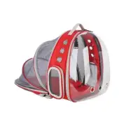 Explore the Expandable Cat Carrier Bubble Backpack with Space Capsule Clear Dome