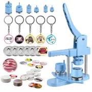 Button Maker Machine Multiple Sizes, 25mm+32mm+58mm Pin Maker Button Press Ma...