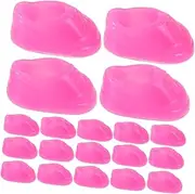 LRXIYODE 50 Pairs Cute Duck Shoes for Dolls Adorable Mini Dress Up Accessories for Imaginative Play for House Play and Doll Outfits