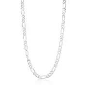 Sterling Silver 55cm 1:3 Figaro Chain