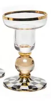 Mackenzie Childs Sphere Candlestick 4” Tall