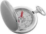 [Kisangel] Luminous Compass Antique Pocket Watch Compass Zinc Alloy Portable Compass for Hiking Camping Survival Gear Outdoor Adventures