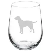 Lab Labrador Retriever Stemmed 10oz / 20oz / Stemless Wine Glass
