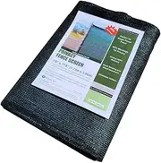 WindscreenSupplyCo Knitted Shade Cloth 6ft x 12ft 85% Sunblock Kennel Shade Cover with Grommets Green (Excludes Kennel) - PS0612GRNX1
