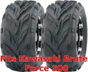 2 WANDA ATV Rear Tires Set 22x10-10 Kawasaki Brute Force 300 Sport P361