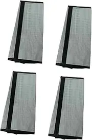 4 Pieces Horse Fly Boots Horse Leg Guards Horse Sport Boots Breathable Mesh for Training, Gray