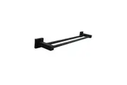 BLAZE Black Double Towel Rail 800mm