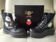 DOC DR. MARTENS HELLO KITTY JADON LEATHER BOOTS SIZE 7UK 2020 EDITION BRAND NEW