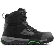 FXD 6" WB-1 Leather Composite Toe Side Zip Safety Work Boot Black-Clearance