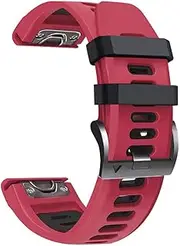 [RAYESS] Silicone Watch Band Straps For Garmin Fenix 6X 6 Pro 5X 5 Plus 3 HR Easyfit Bracelet 22 26mm Quick Release Wristband Replacement