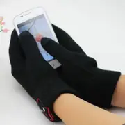 Touchscreen acrylic Bluetooth gloves-Black