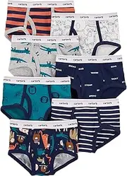 [Carter's] Big Boys’ 7-Pack Cotton Briefs (4-5T, Safari)