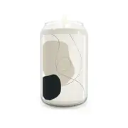 Geometric Bohemian Shape Calm Soy Scented Candle, 13.75oz - 3 options