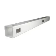 Think Fencing 127mm White PVC Corner Post For 1200mm Wren Picket fence panel