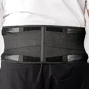 BM BioMagnetic Sport Back Support Belt, Black Large/X-Large