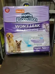 Hartz Home Protection Lavender Scent Odor-Eliminating Dog Pads, Regular Size