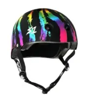 S1 Lifer Certified Rainbow Swirl Skateboard Helmet