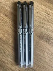 Pilot V5 GRIP Hi-Tecpoint Pure Liquid Ink 0.5mm R/Ball Pen,Black BXGPN-V5(3 PENS