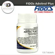 [100 Tablets] Fidos Advitrol Plus Bird Wormer Tablets - Bird Chicken Parrot