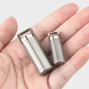 New Titanium Portable Waterproof Box Keychain Pendant Pill Storage Container