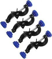 PRETYZOOM 4pcs Large Aluminum Spring Clamps for Lab Equipment Lightweight Clips with Large Spray Coating Versatile Utility Holders for Flasks and Rods Laboratory Settings