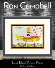 Ron Campbell Yellow Submarine Sub L/ED Signed and Numbered Giclee Print Framed
