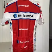 MOA Bianchi Barloworld Cycling Jersey Size L/5 Made In Italy NOS