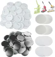 100 Sets 75Mm(3 Inch) Button Parts for Button Maker Machine 75Mm, round Badge Bu
