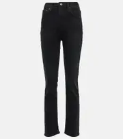 [Agolde] Agolde Freya high-rise slim jeans XXS black