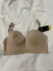 WONDERBRA ULTIMATE BACKLESS PUSH UP BRA SZ 36 B NUDE BNWT (ACC577